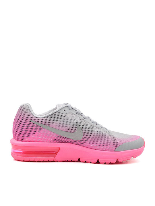 Air Max Sequent GS Αθλητικά Παιδικά Παπούτσια Running με Κορδόνια Ροζ