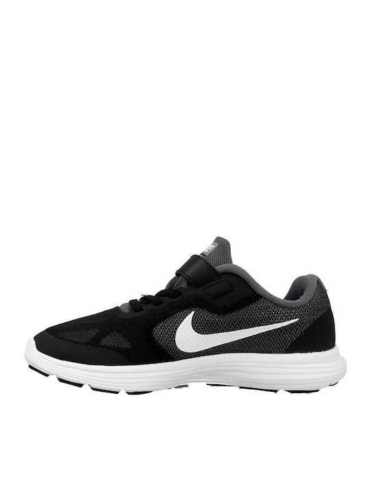 Nike Αθλητικά Παιδικά Παπούτσια Running Revolution 3 PSV Dark Grey / White / Black