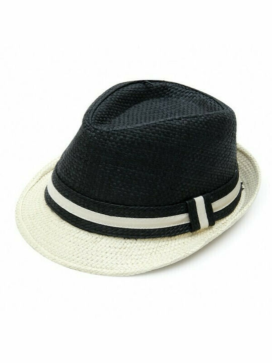 Beige Black Straw Hat 730 OEM