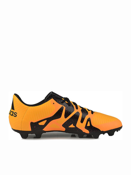 X 15.3 FG-AG J Kids Molded Soccer Shoes Orange