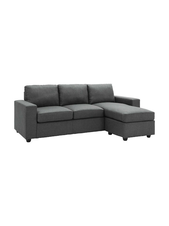 Portland Ecke Sofa mit Umkehrbarer Winkel Stoff Gray 203x140cm