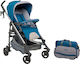 Bebe Stars Gabi Adjustable Baby Stroller Suitable for Newborn Light Blue 9.7kg