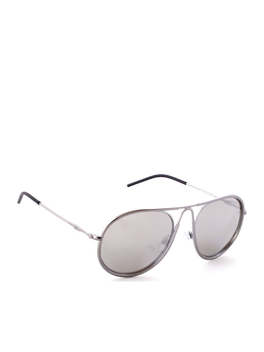 Emporio Armani EA 2034 3010 6G Silver Light Grey Men s Sunglasses