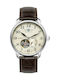 Zeppelin LZ127 Graf Watch Chronograph Automatic with Brown Leather Strap