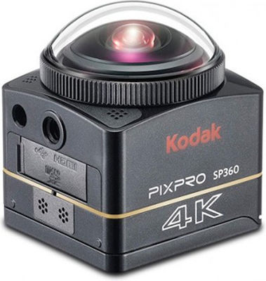 Kodak PixPro 4K SP360 Extreme Kit Action Camera 4K Ultra HD Λήψης 360° με WiFi Μαύρη