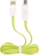 Flat USB 2.0 to micro USB Cable Πράσινο 1m (3742)