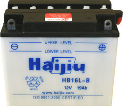HaiJiu HB16L-B/ Отворен тип Мотоциклетна батерия с капацитет 19Ах HaiJiu HB16L-B/ Отворен тип Мотоциклетна батерия с капацитет 19Ах