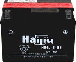 HaiJiu Motorradbatterie HB4L-B-BS mit Kapazität 4Ah