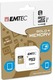 Emtec Gold+ microSDHC 8GB Klasse 10 U1 UHS-I mit Adapter