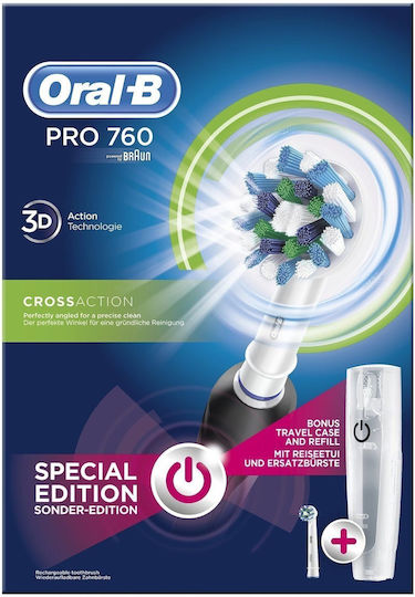 Oral-B PRO Electric Toothbrush with Travel Case Black