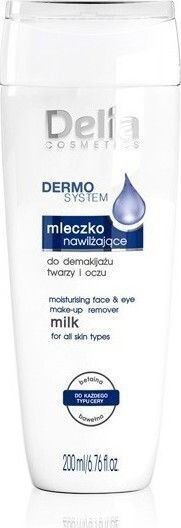 Delia Cosmetics Γαλάκτωμα Αφαίρεσης Μακιγιάζ Προσώπου & Ματιών 200ml