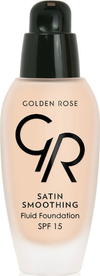 Golden Rose Satin Smoothing Fluid Foundation SPF15 34ml