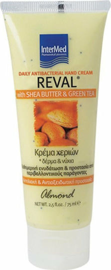 InterMed Reval Daily Antibacterial Crema de mâini hidratantă Migdale 75ml