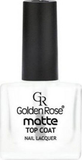 Golden Rose Top Coat για Απλά Βερνίκια Matte 10.5ml
