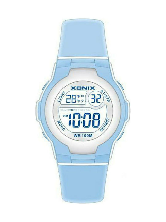 Xonix Ceas pentru copii Blue Rubber Strap cu curea din cauciuc/plastic