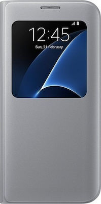 Samsung S-View Cover Silver (Galaxy S7 Edge)