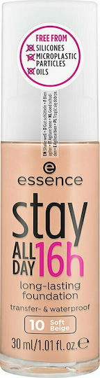 Essence Stay All Day 16H Waterproof Liquid Make Up 10 Soft Beige 30ml