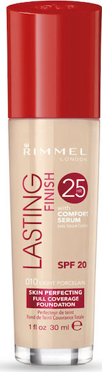Rimmel Lasting Finish 25H Foundation with Comfort Serum SPF20 30ml