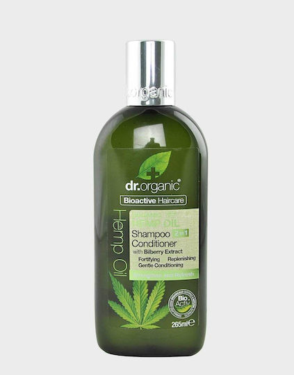 Dr.Organic Hemp Oil Conditioner Shampoos für Alle Haartypen 265ml