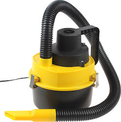 Aspirator de mână pentru mașină Lichide / Aspirare uscată cu Putere 60W & Cablu de Încărcare în Priză Auto 12V Μαύρο Κίτρινο