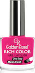 Golden Rose Rich Color Gloss Βερνίκι Νυχιών Φούξια 09 10.5ml