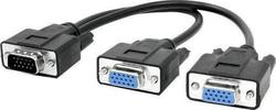 Powertech CAB-G014 VGA Male To VGA 2x Female