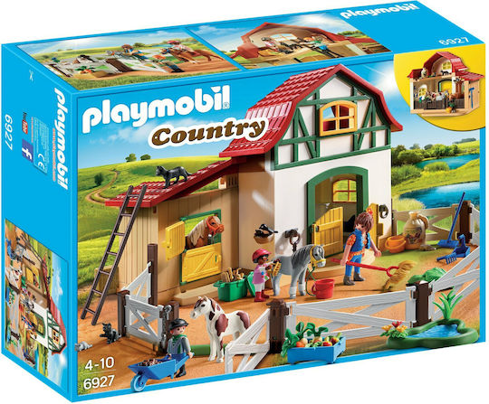 Playmobil Land Scheune mit Pony für 4-10 Jahre
