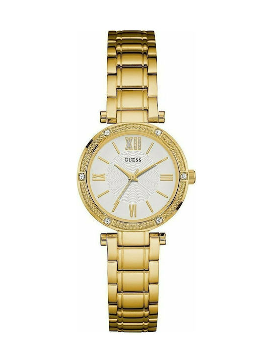 Guess W0767L2 Watch with Metal Bracelet Gold W0767L2