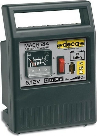 Deca Φορτιστής Μπαταρίας Αυτοκινήτου 6/12V Mach 214