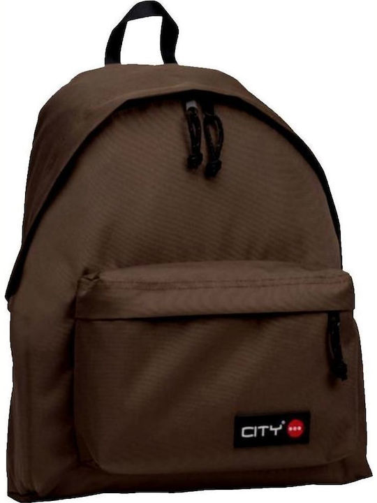 Lyc Sac City The Drop Coffee Brown Σχολική Τσάν...