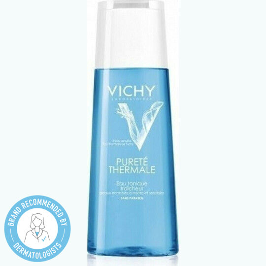 Vichy Purete Thermale Refreshing Toner Lotion Facial Toner with Thermal Water 200ml