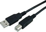 Powertech USB 2.0 Kabel USB-A-Stecker - USB-B-Stecker Schwarz 3m CAB-U050