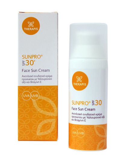 Therapis Sunpro Sun Cream Αντηλιακή Κρέμα Προσώπου SPF30 50ml