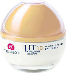 Dermacol HT 3D Κρέμα Προσώπου Ημέρας με SPF15 για Ενυδάτωση, Αντιγήρανση & Σύσφιξη με Υαλουρονικό Οξύ 50ml