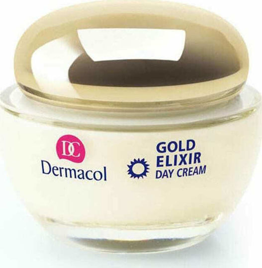 Dermacol Gold Elixir Κρέμα Προσώπου Ημέρας με SPF10 για Ενυδάτωση, Αντιγήρανση & Σύσφιξη με Χαβιάρι 50ml