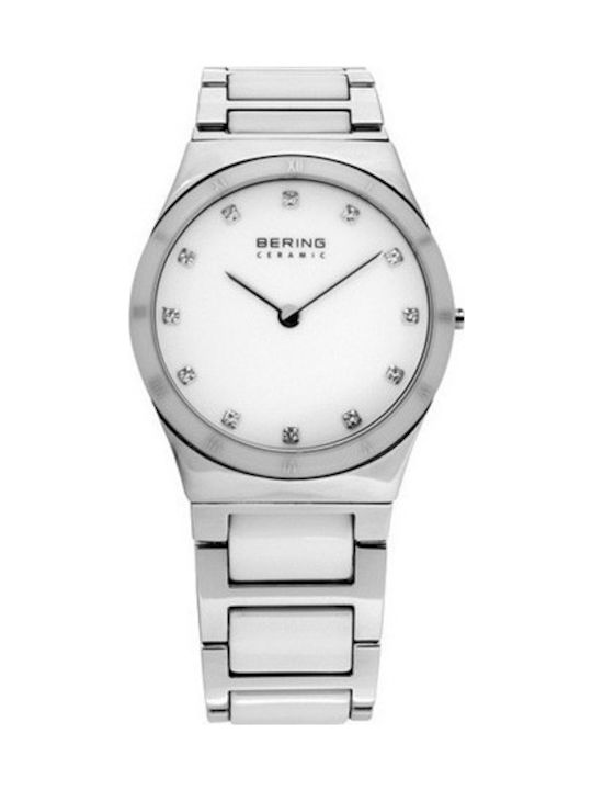 Bering Time Γυναικείο Ρολόι 30mm Μπαταρίας με Α...