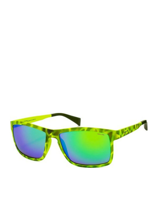 Italia Independent 0113/037 Men's Sunglasses with Green Plastic Frame 0113.037.000