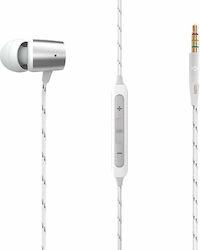 The House Of Marley Uplift V2 In-ear Handsfree με Βύσμα 3.5mm Ασημί