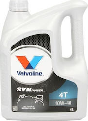 Valvoline Synpower 4T Sintetic Ulei de motocicletă pentru motoare în 4 timpi 10W-40 4lt