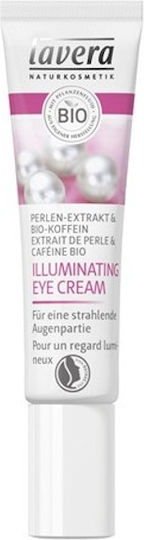 Lavera Pearl Extract & Organic Caffeine Eye Cream for Moisturizing Anti-Wrinkle Firming and Dark Circles 15ml