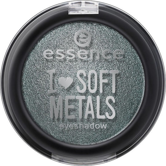 Essence I Love Soft Metals Eyeshadow 02 Metal Sky Eye Shadows in Pressed Powder Form with Grey Colour 4gr