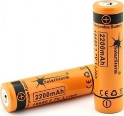 Solarstorm 18650 2200mAh 3,7V 1 Stück