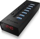 Icy Box Hub 7 Θυρών USB 3.0 με σύνδεση USB-A