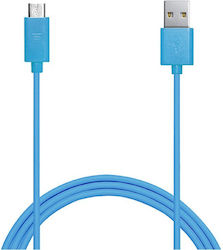 Puro Micro USB Cable C3 Regular USB 2.0 În Micro USB 1m Albastru