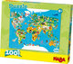 Παιδικό Puzzle Παγκόσμιος Χάρτης για 6+ Ετών 100pcs Haba