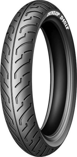 Dunlop D451 Ластик за скутер Преден с размер 100/80-16 50P Безкамерна