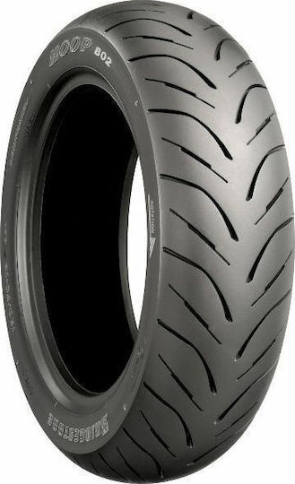 Bridgestone Hoop B02 PRO Scooter Back Tyre 150/70-13 64 S Tubeless