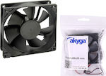 Akyga AW-8A Case Fan 80mm με Σύνδεση 2-Pin