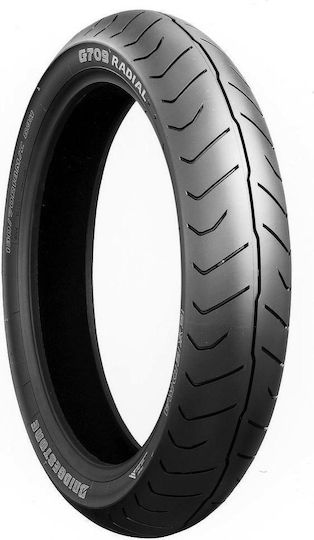 Bridgestone Exedra G709 130/70R18 63H Безкамерни гуми Custom Мотоциклетна Гума Предна