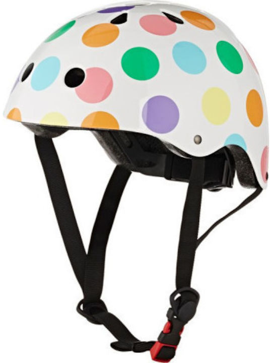 Kiddimoto Pastell Dotty Kinderfahrrad- / Rollerhelm Mehrfarbig
